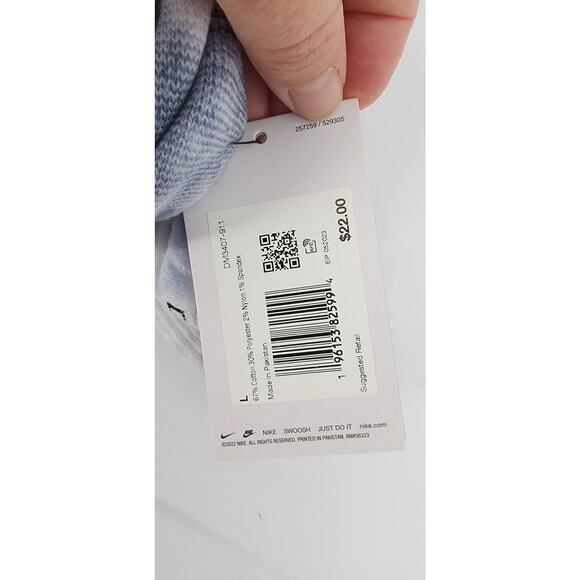 New NWT Nike Everyday Plus Cushioned Tie-Dye Crew Socks 2 Pack Men's 8-12 - Picture 5 of 5